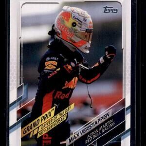 Max Verstappen Formula 1 Grand Prix Driver of the Day 70th Anniversary Trading  